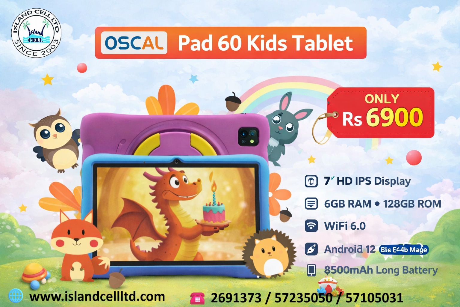 OSCAL Pad 60 Kids Tablet